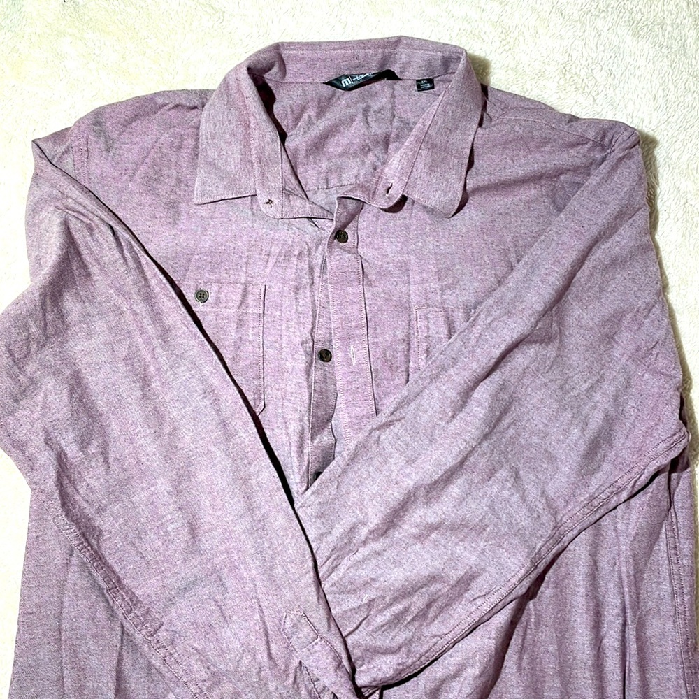 Travis Mathew Long Sleeve Buttondown Flannel